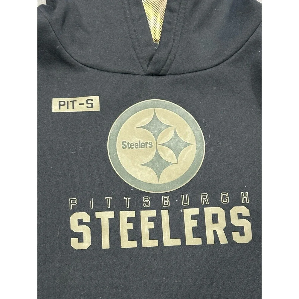 Nike On Field Pittsburgh Steelers Salute To Service Hoodie Military Camo Size L